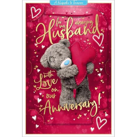 3D Holographic Amazing Husband Me to You Bear Anniversary Card £3.39